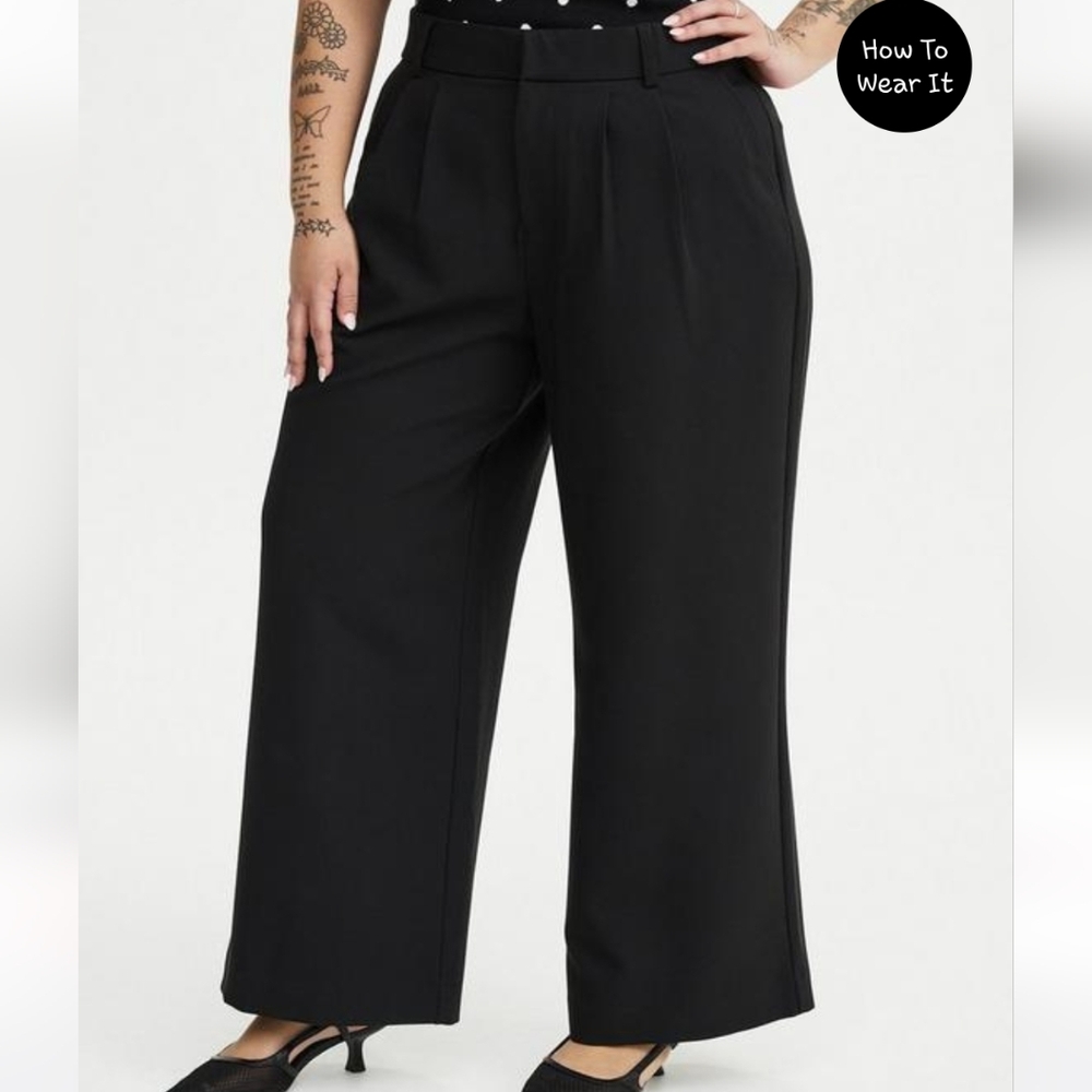 Torrid Maroon Twill High Rise Women's Pants